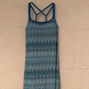 Prana dress with built in shelf bra.